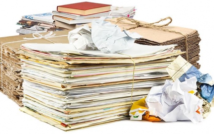 Отходы бумаги и картона. Макулатура